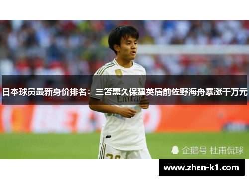 日本球员最新身价排名：三笘薰久保建英居前佐野海舟暴涨千万元