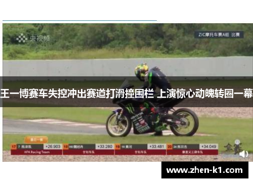 王一博赛车失控冲出赛道打滑撞围栏 上演惊心动魄转圈一幕 王一博赛车失控冲出赛道打滑撞围栏 上演惊心动魄转圈一幕