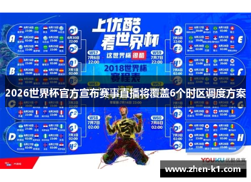 2026世界杯官方宣布赛事直播将覆盖6个时区调度方案